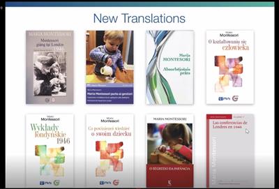 Sách Montessori mới xuất bản của VMEF tại Đại Hội Đồng Thường Niên của AMI, tháng 7, 2020
